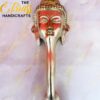 Serenity Grip: Brass Buddha Handle