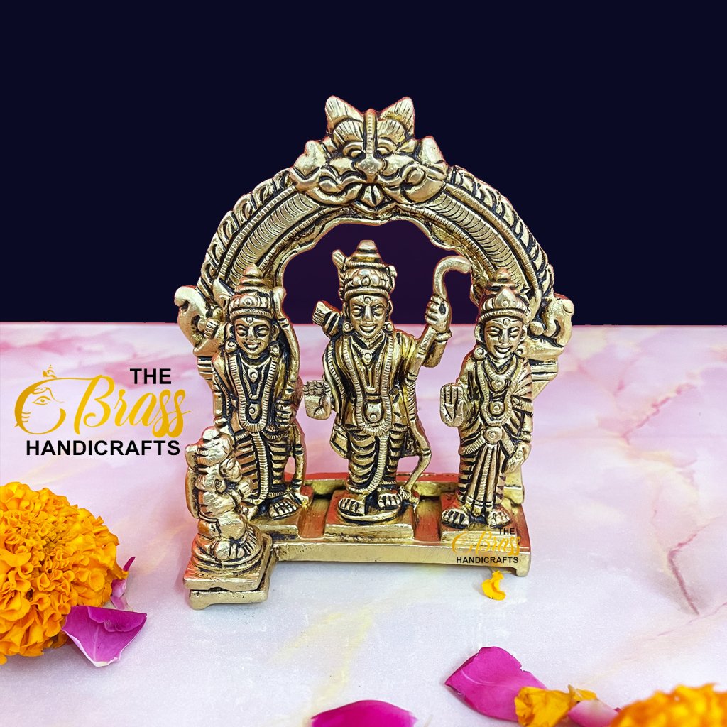 Darbar Ragam Ram Darbar 4.5 Inches: Symbolizing Divine Harmony and Unity ...