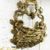Brass Vishnu Lakshmi (Padmanabha Swamy) Wall Hanging (23 Inch): Divine Splendor and Spiritual Grace - Image 2