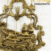 Brass Vishnu Lakshmi (Padmanabha Swamy) Wall Hanging (23 Inch): Divine Splendor and Spiritual Grace - Image 3