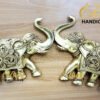 Majestic Elephant Wall Hanging Pair - Handcrafted Elegance for Your Home