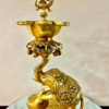 Majestic Brass Elephant Lamp - Illuminate Your Home with Royal Elegance - Image 3