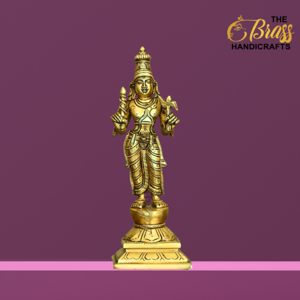 Brass Dashavatar Idol set, 10 incarnations of vishnu dashavatar statues, dashavtar for home decor, temple decor, set of 10 idols, 10" each. - Image 2