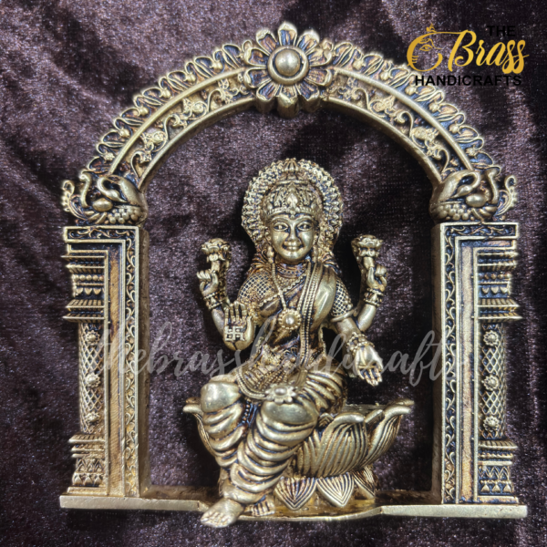 Brass Ashtalakshmi with Frame Wall hanging 4" for puja room decor, home decor, office decor, ashtalakshmi idols, for growth and prosperity - Image 6