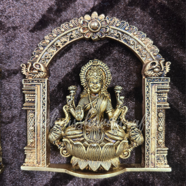 Brass Ashtalakshmi with Frame Wall hanging 4" for puja room decor, home decor, office decor, ashtalakshmi idols, for growth and prosperity - Image 8
