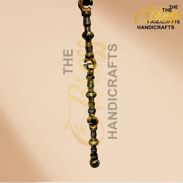 Brass Indian Swing Chain Set – Royal Antique Home Décor for Traditional and Modern Spaces | Indian Indoor Swing | Oonjal Swing Jhula Chain - Image 6