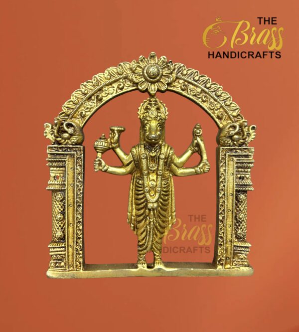 Brass Dashavatar Wall Decor, Vishnu Dashavatar wall hanging with prabhavali, Vishnu Wall art for home decor, temple decor, office decor