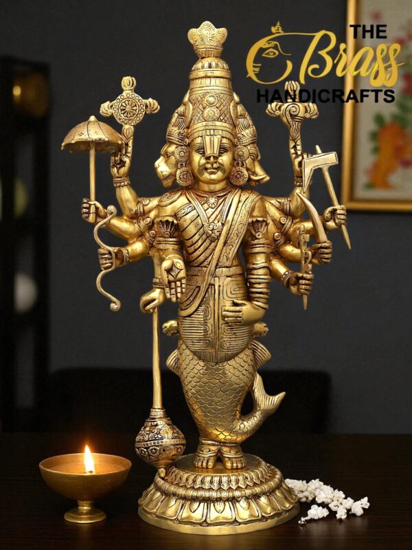 Brass Vishnu Idol, Dashavatar Statue, 10 Avatar Vishnu Idol, Hindu Puja Decor, Vishnu Brass Idol, Spiritual Home Decor, Temple Brass Statue, Office Hindu Decor, Antique Brass Idol, Vishnu Festival Decor, Wedding Gift Idol, Indian Brass Handicraft, Vishnu Mandir Decor