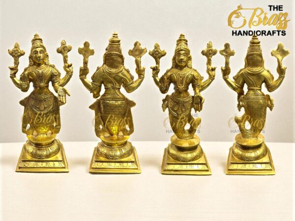 Brass Vishnu Dashavatar Set of 10 | 13" Superfine Hindu Deity Idols | Gold Antique Finish | Vishnu Dashavatar Statues for Temple & Home Decor - Image 6