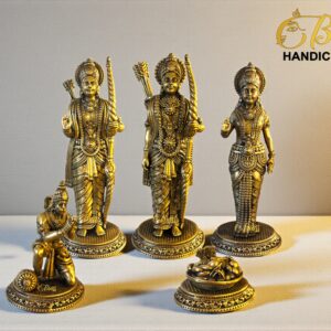 Ram Darbar Idol Set – Handcrafted Lost Wax Casting Masterpiece