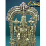 Brass Tirupati Balaji with Frame  thebrasshandicrafts.com