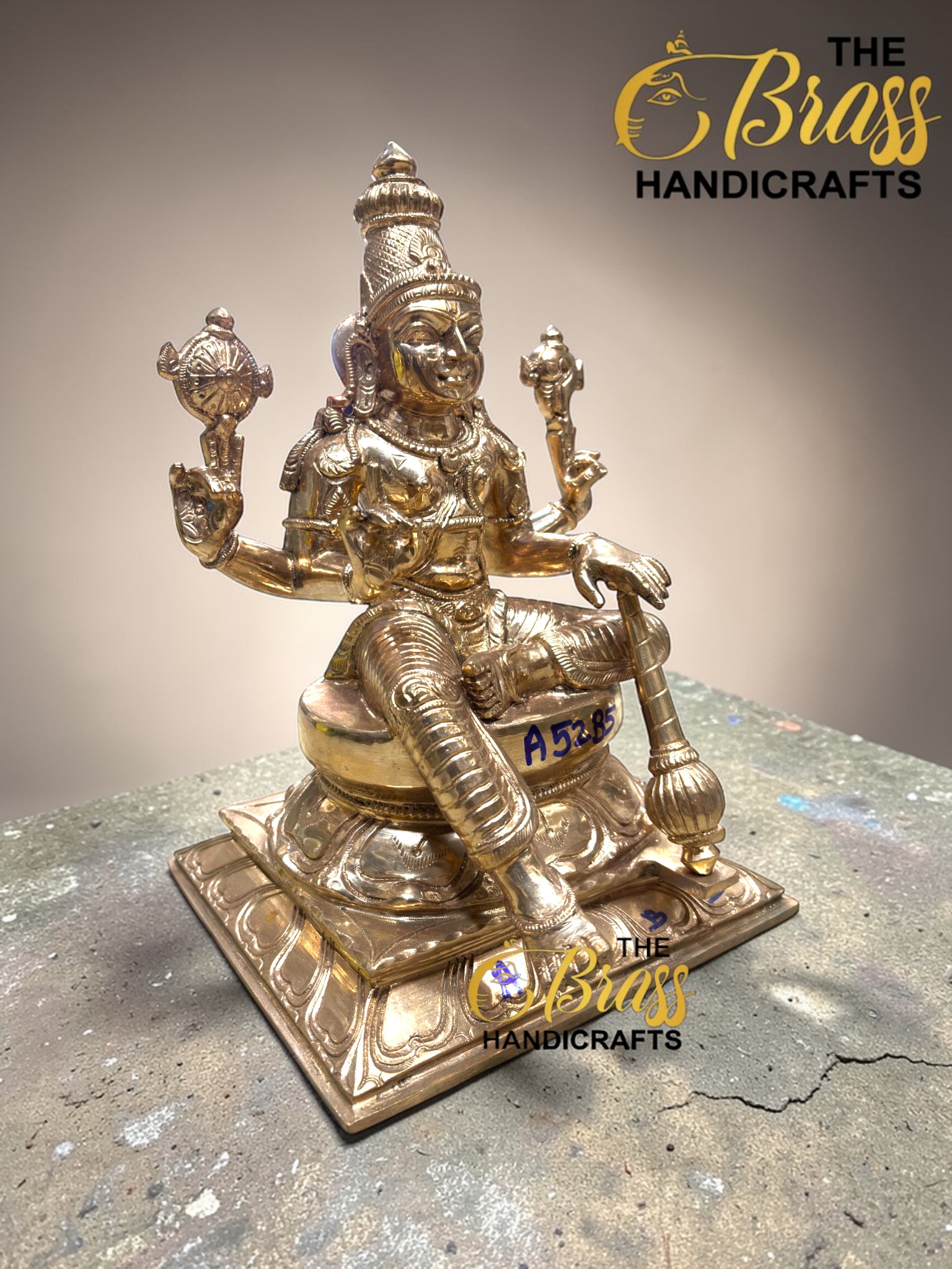 Pure Panchaloha Vishnu Idol from Swamimalai