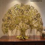 Luxury Brass Kalpavriksha Tree of Life – 30 Inch Statement Tabletop Decor  thebrasshandicrafts.com