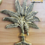 Nature's Elegance: 13-Inch Brass Tree Wall Hanging