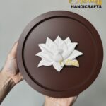 Set of 9 Wooden Frames featuring Brass Motifs