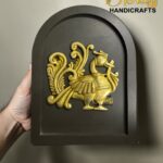 Set of 9 Wooden Frames featuring Brass Motifs